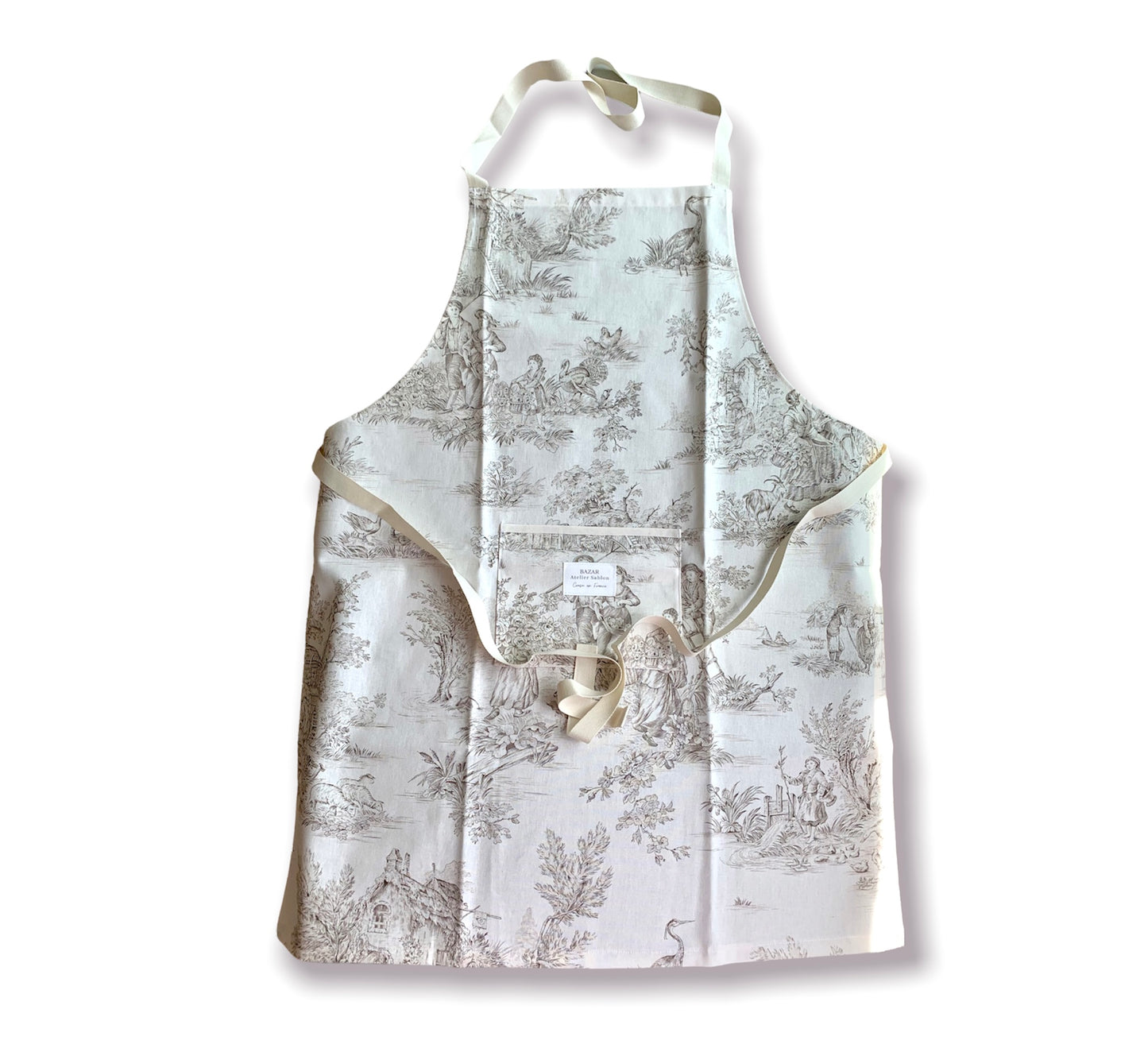 Tablier Adulte - Jouy de Fruits moka