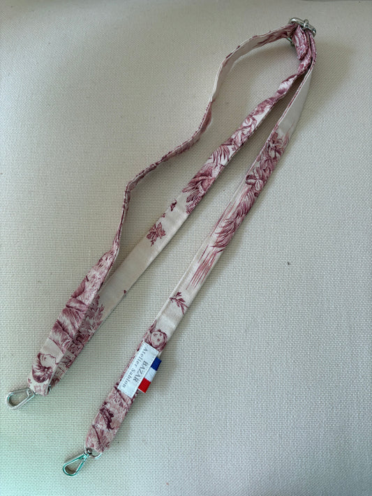 Bandoulière de téléphone - Jouy de Fruits Rouge