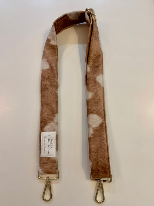 Bandoulière de sac - Pile Poil Cerf