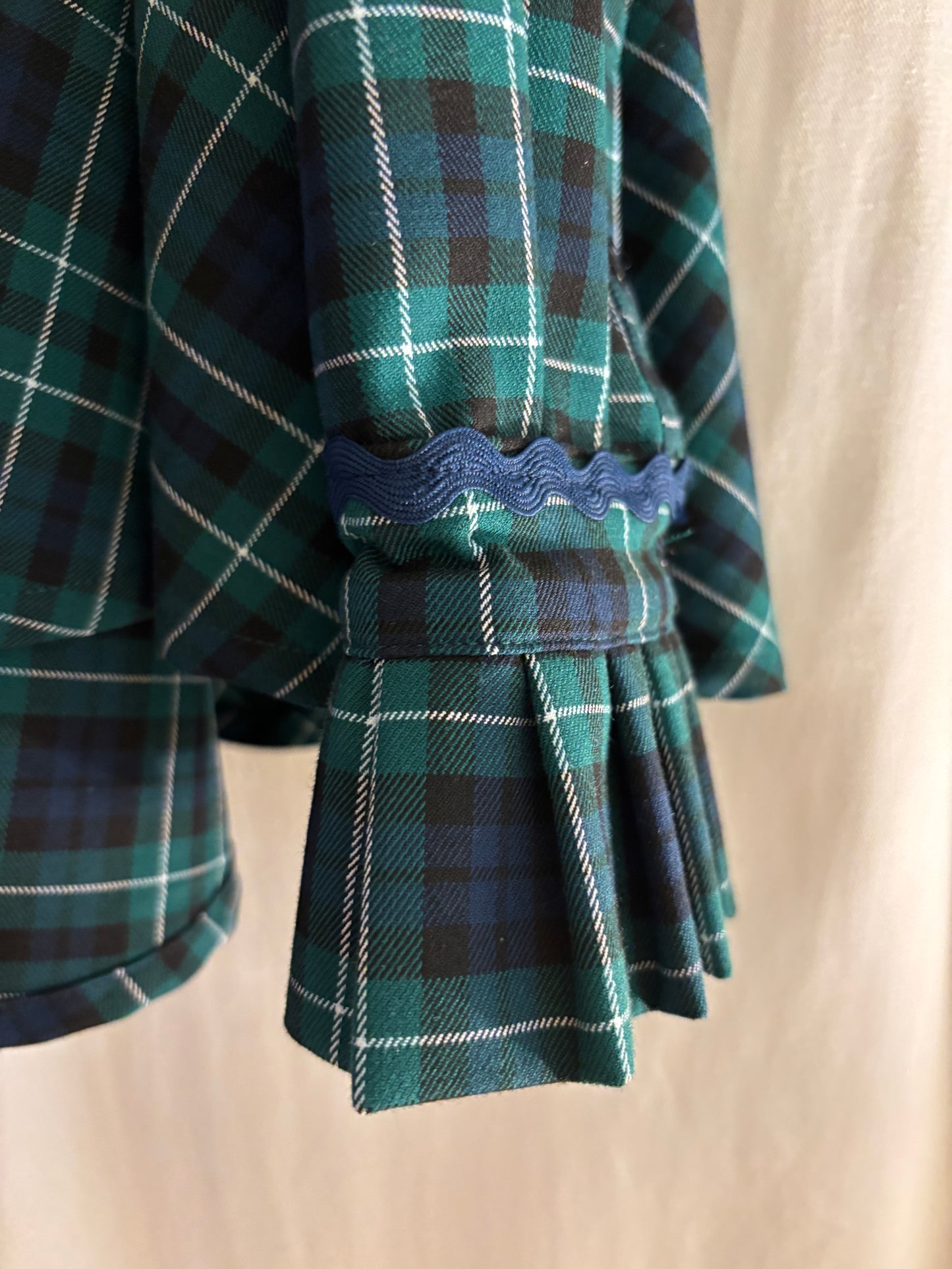 Précommande Chemise manche longue - Marie-Antoinette Tartan Pion Vert