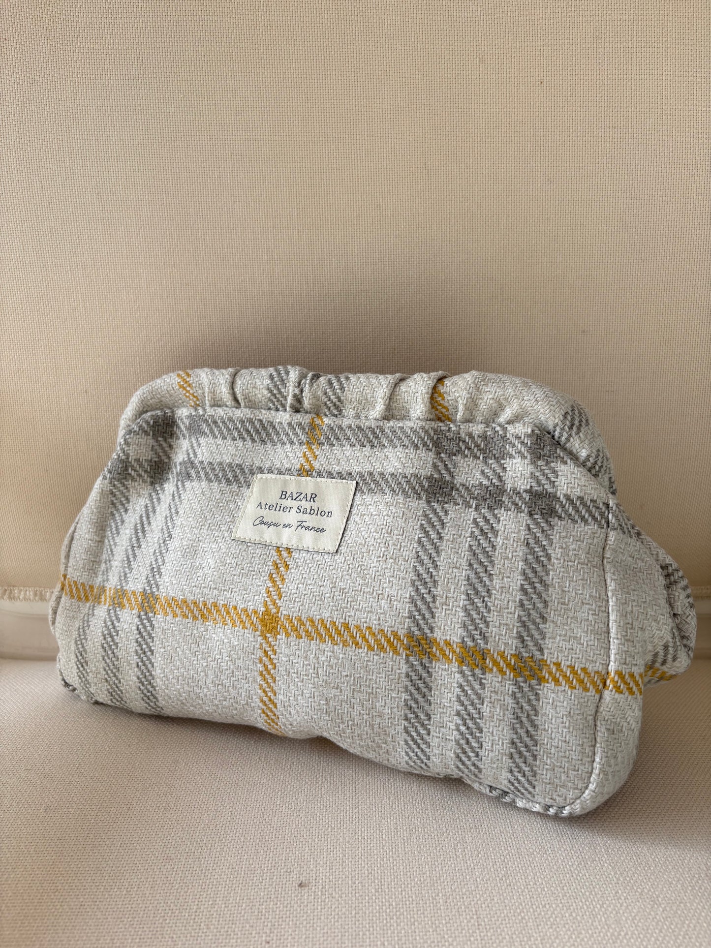 Clutch - Tartan Pion Moutarde