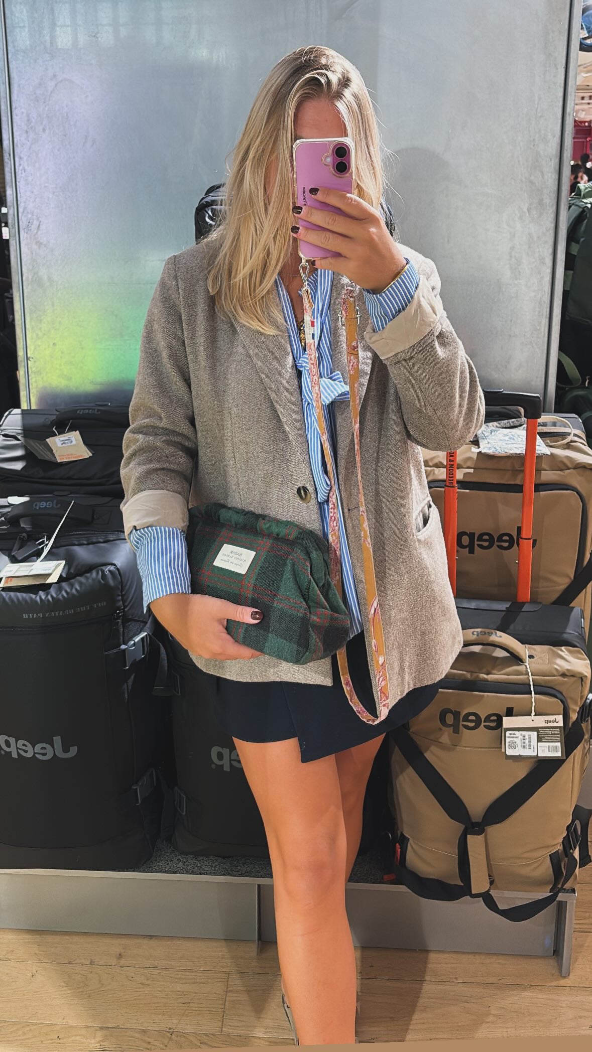 Clutch - Tartan Pion Vert