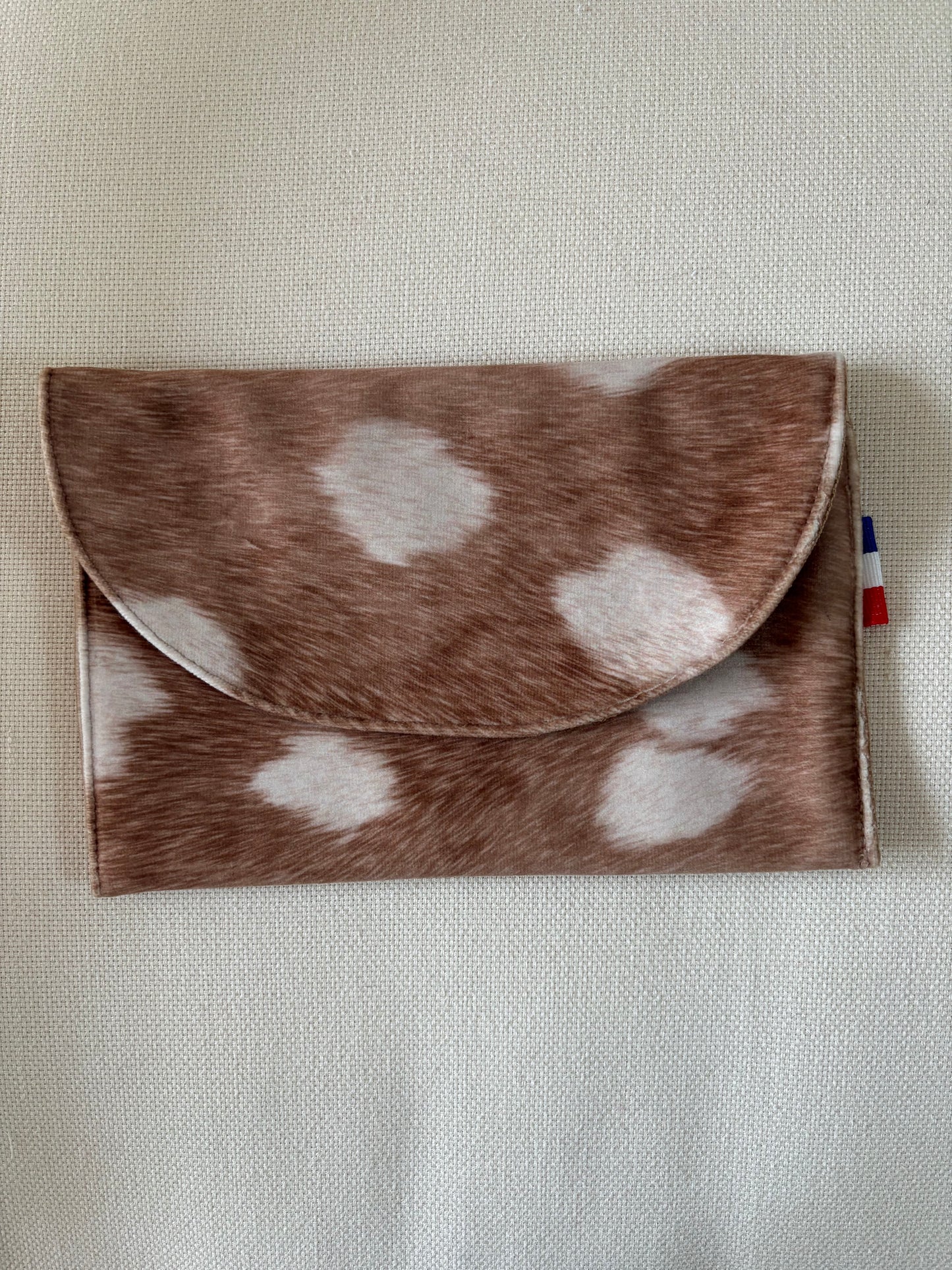Pochette enveloppe - Pile Poil Cerf