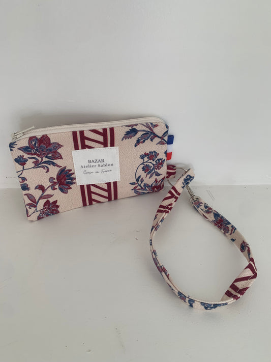 Porte-Monnaie - Maison de Campagne Rouge Bleu