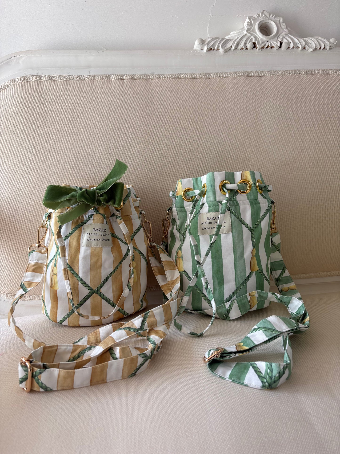 Sac Seau - Jouy de Fruits Pompon Vert