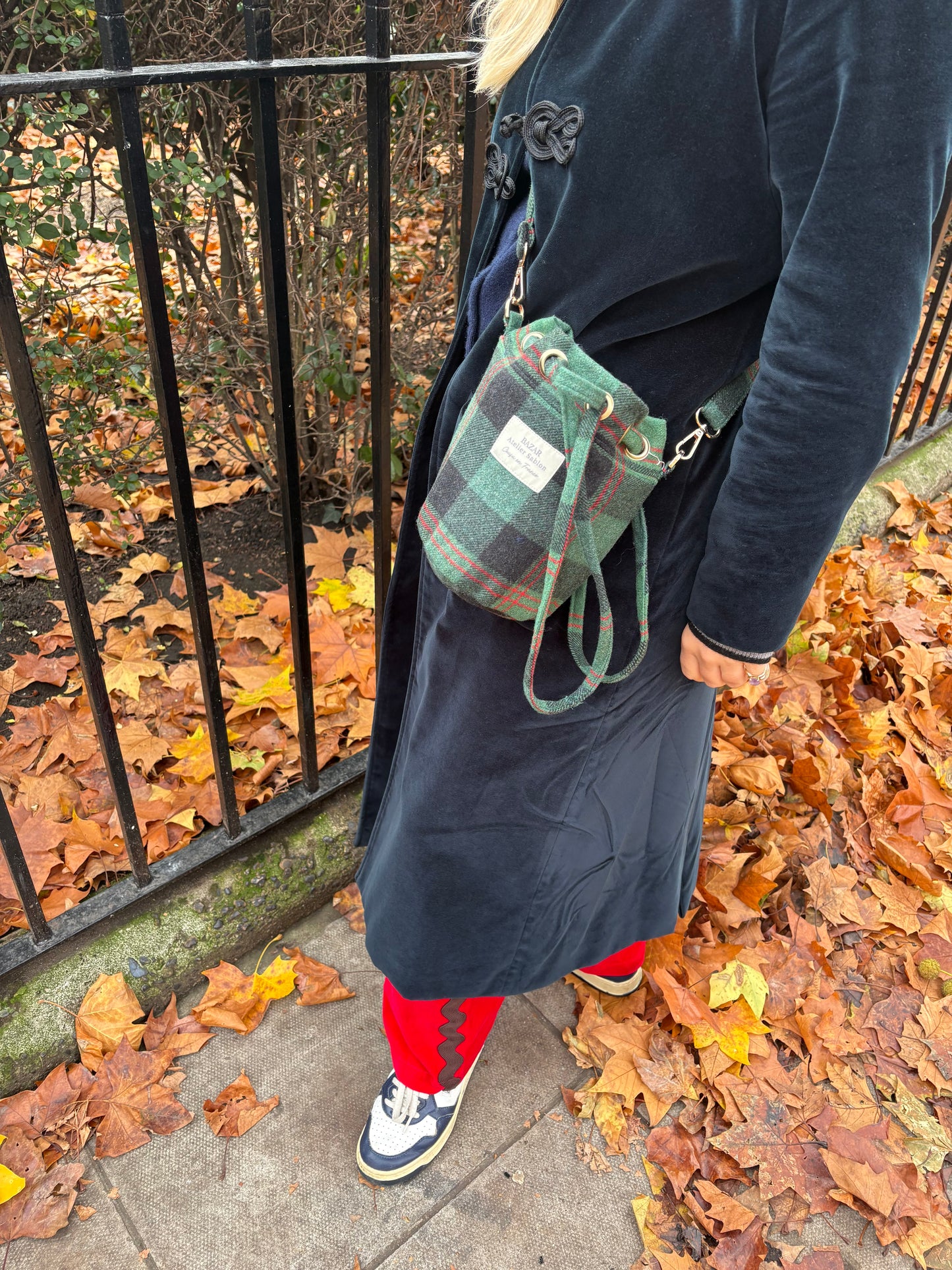 Sac Seau - Tartan Pion Vert