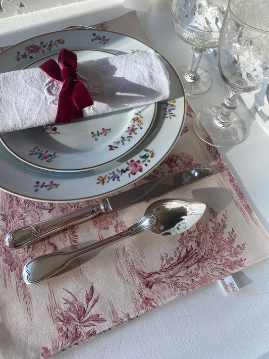 Set de table - Jouy de Fruits Rouge