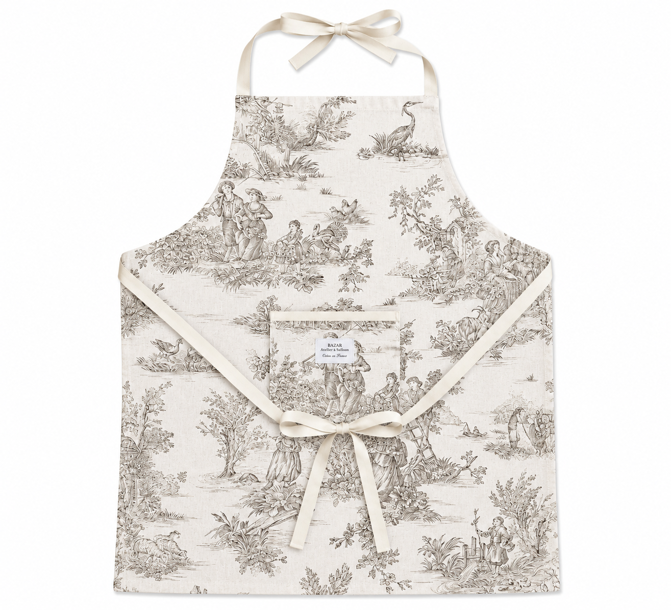 Tablier Adulte - Jouy de Fruits Moka
