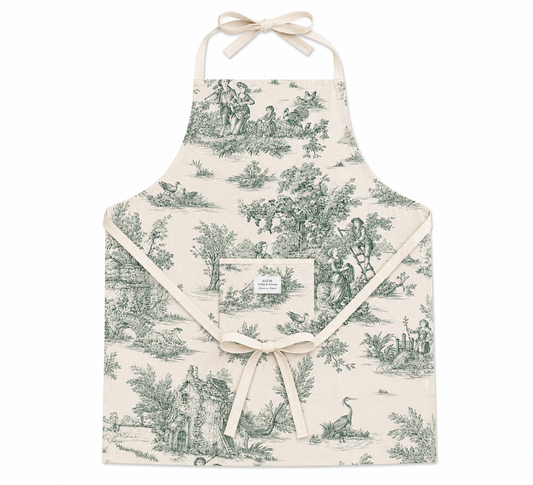 Tablier Adulte - Jouy de Fruits Vert