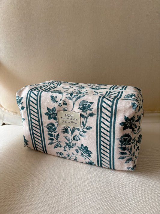 Trousse de Toilette XXL - Maison de Campagne Céladon