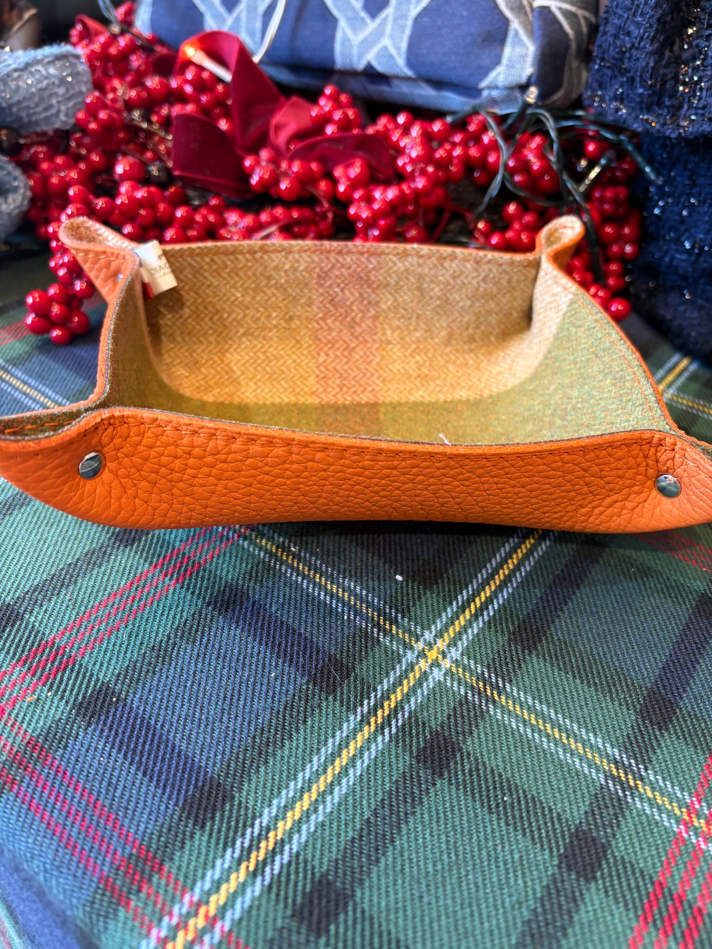 Vide Poche Orange - Tartan Pion