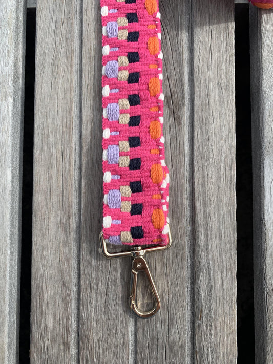 Bandoulière de sac - Rose