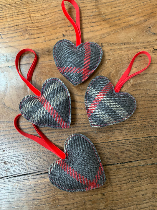 Coeur de Noel - Tartan Pion Noir