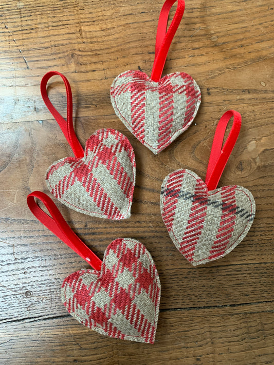 Cœur de Noel - Tartan Pion Rouge