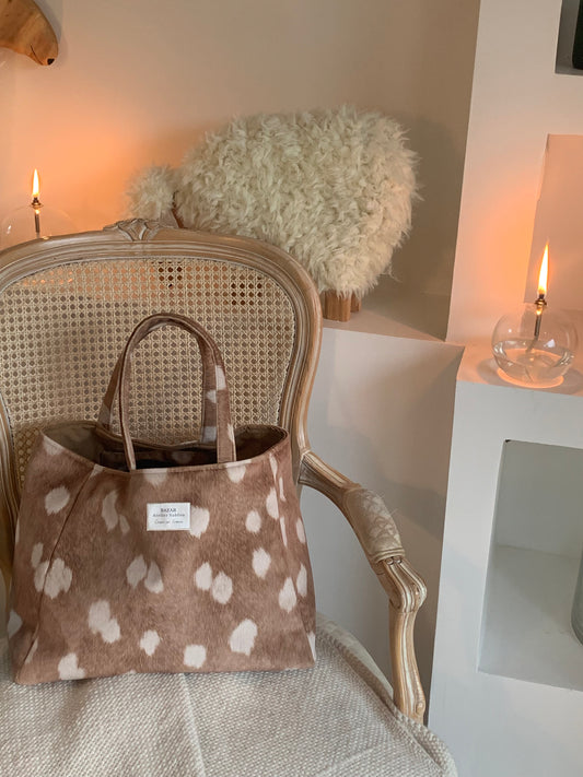 Cabas - Pile Poil Cerf