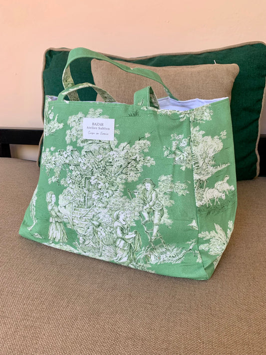 Cabas - Jouy de Fruits Vert Menthe