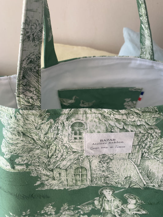 Cabas - Jouy de Fruits Vert Menthe