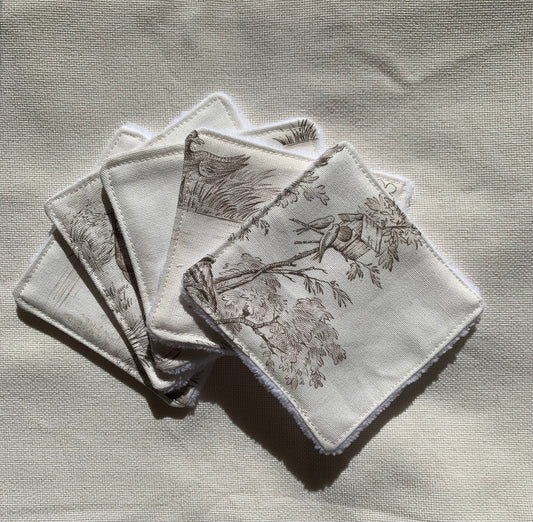 Lingettes réutilisables - Jouy de Fruits Moka