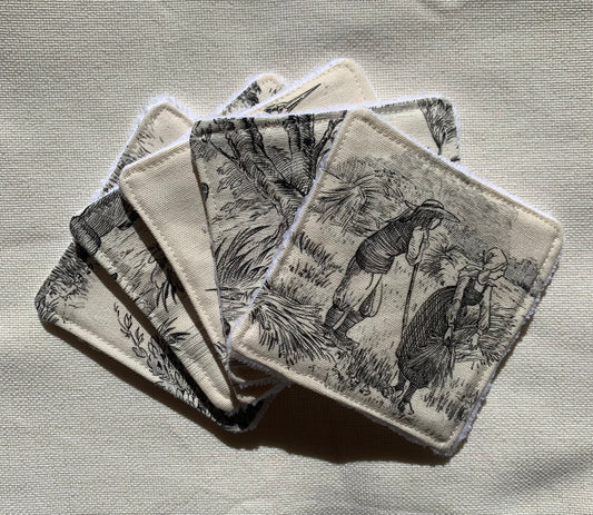 Lingettes réutilisables - Jouy de Fruits Noir