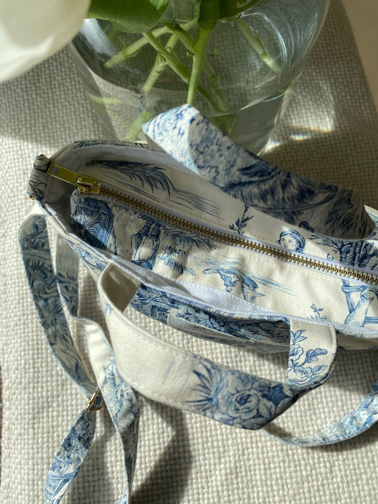 Mini Cabas - Jouy de Fruits Bleu