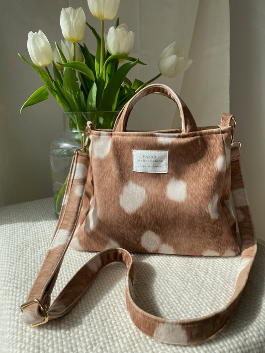 Mini cabas - Pile Poil Cerf