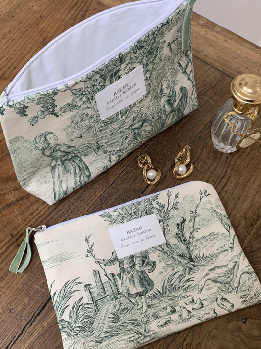 Trousse de Toilette - Jouy de Fruits Vert