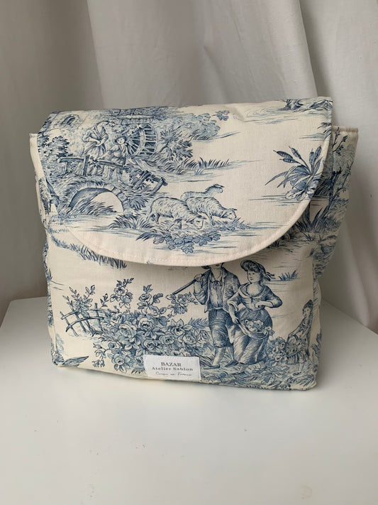 Sac à dos Enfant - Jouy de Fruits Bleu
