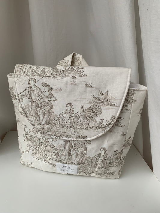 Sac à dos Enfant - Jouy de Fruits Moka