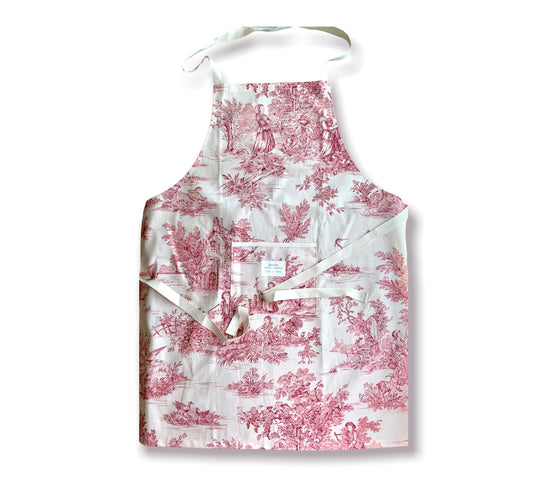 Tablier Adulte - Jouy de Fruits rouge