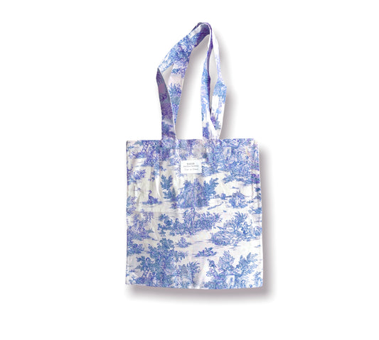 Tote Bag - Jouy de Fruits bleu
