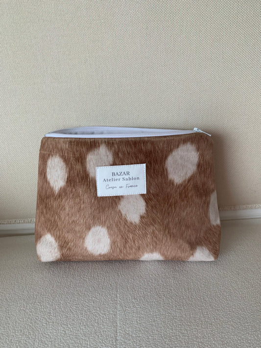 Trousse de Toilette - Pile Poil Cerf