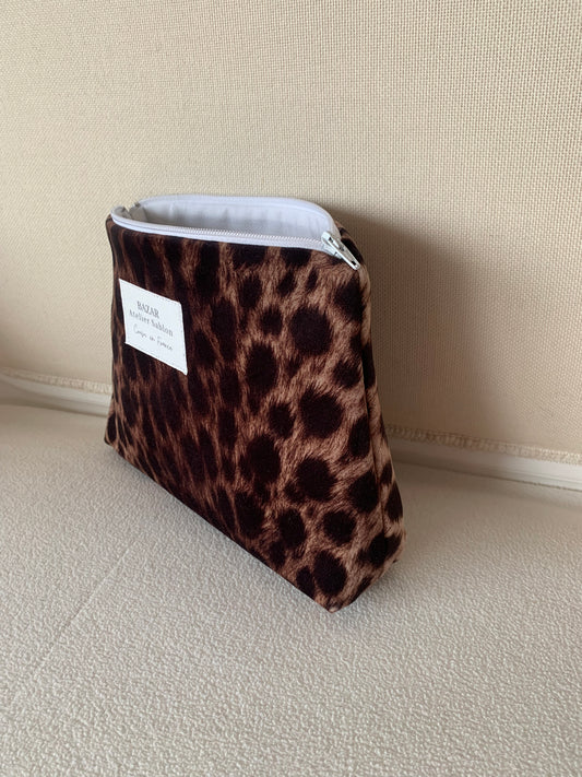 Trousse de Toilette - Pile Poil Léopard