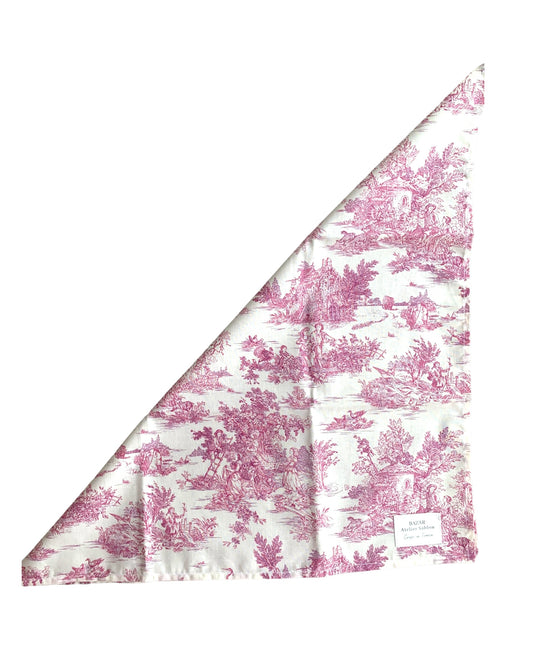 Bandana - Jouy de Fruits Rose