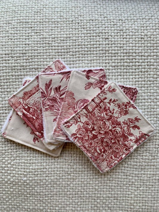 Lingettes réutilisables - Jouy de Fruits rouges